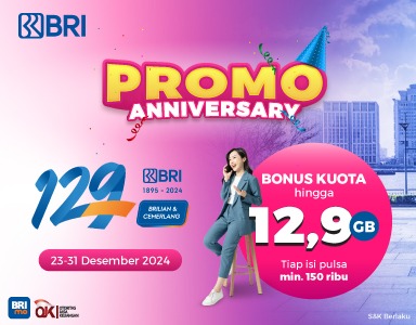 BRI Promo Anniversary ke-129