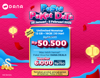 DANA Promo Pesta Paket Data