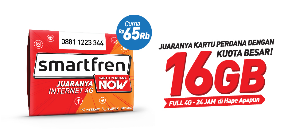 Kartu Perdana Now  Smartfren